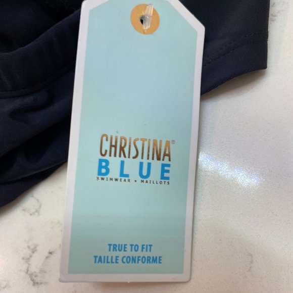 NWT Christina Black Skirted Bottom Swimsuit - Picture 7 of 9